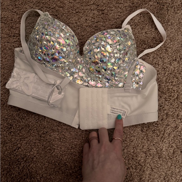 Sparkling Rhinestone Bustier Top - Picture 2 of 4